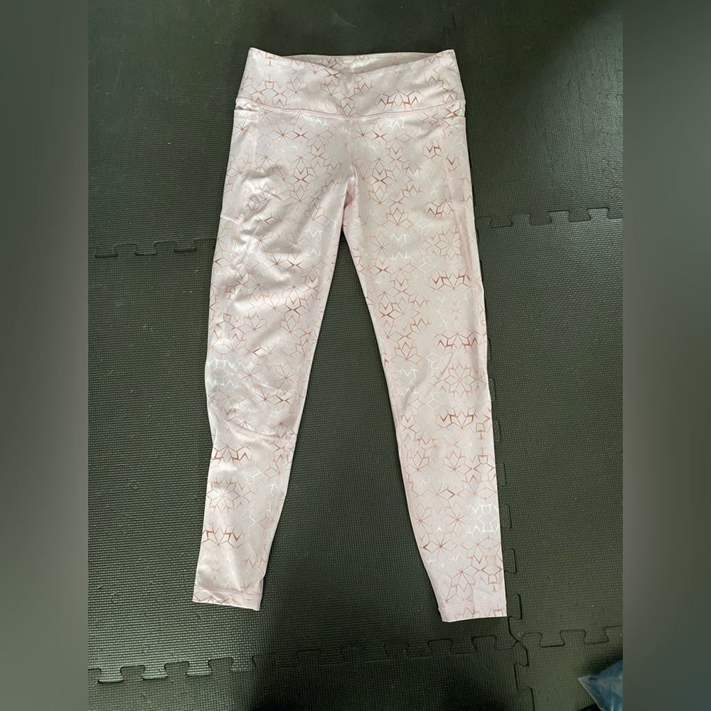 FMFM rose gold leggings, M